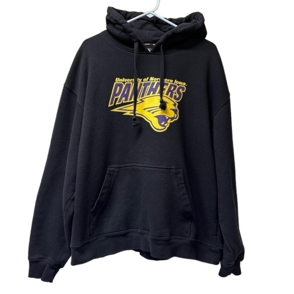 GEAR FOR SPORTS XXL Black UNI Panthers Graphic Hoodie Drawstring Northern Iowa